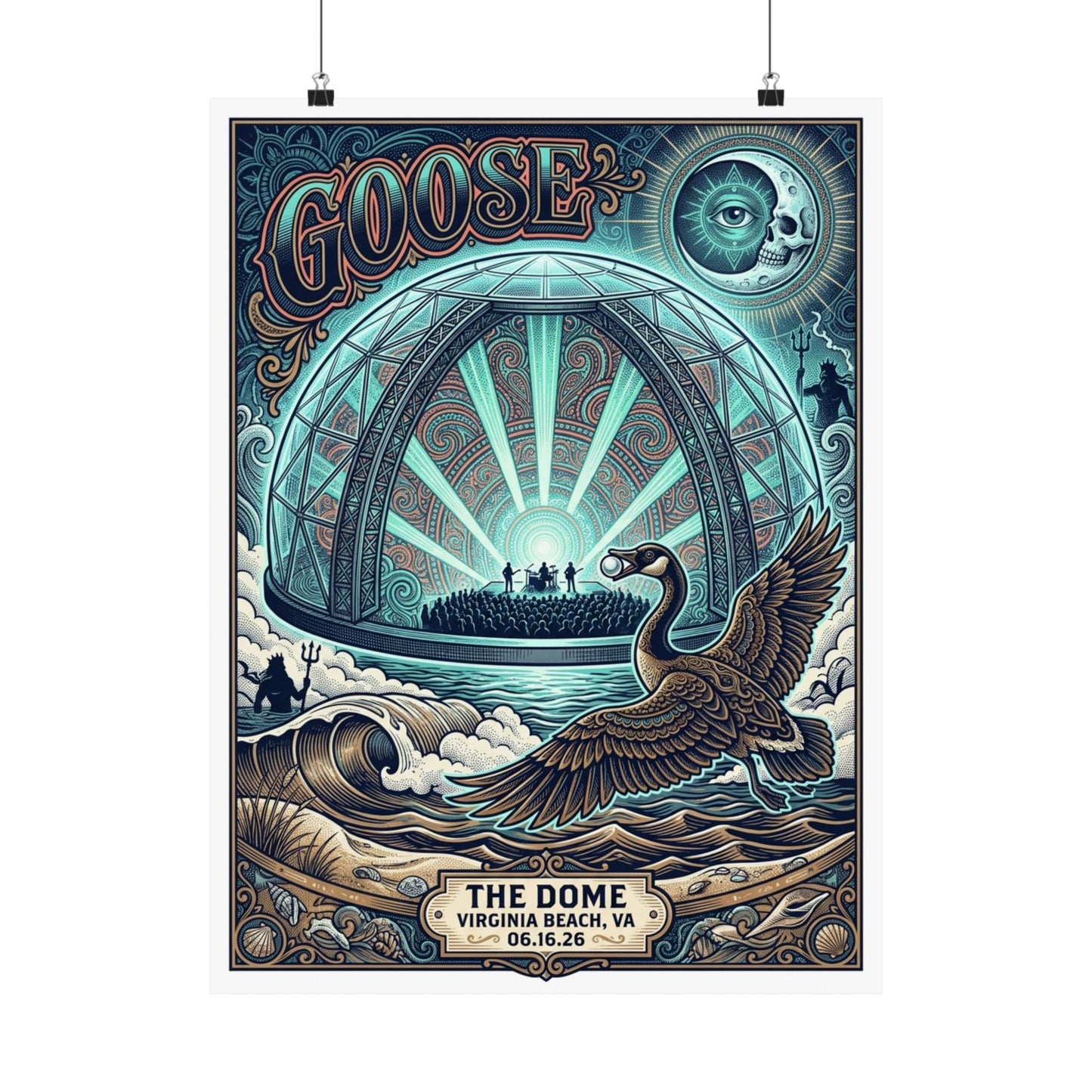 Goose  | 06/16/26 | Virginia Beach, VA | Concert Poster  | N2