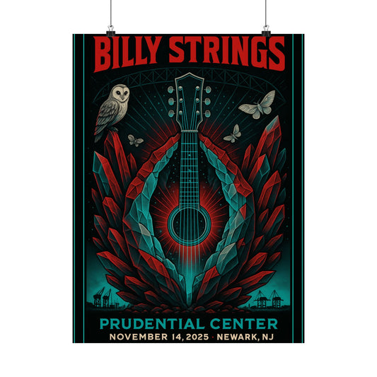 Billy Strings Newark November 14 & 15, 205 | Prudential Center | Concert Print | V1