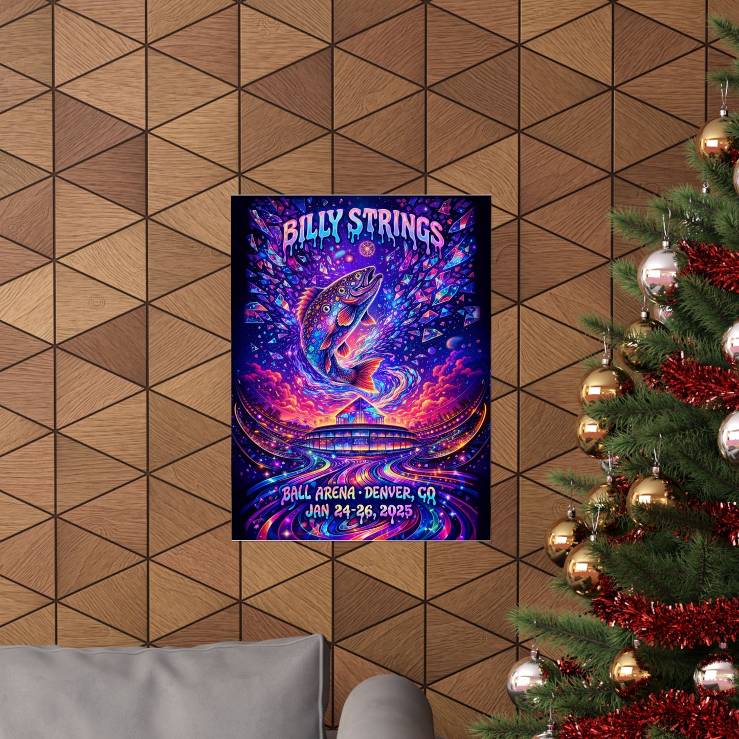 Billy Strings | 1/24/25 - 1/26/25 | Denver, CO | Concert Poster  | V2
