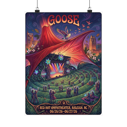 Goose  | 06/26/26–06/27/26 | Raleigh, NC | Concert Poster  | V1