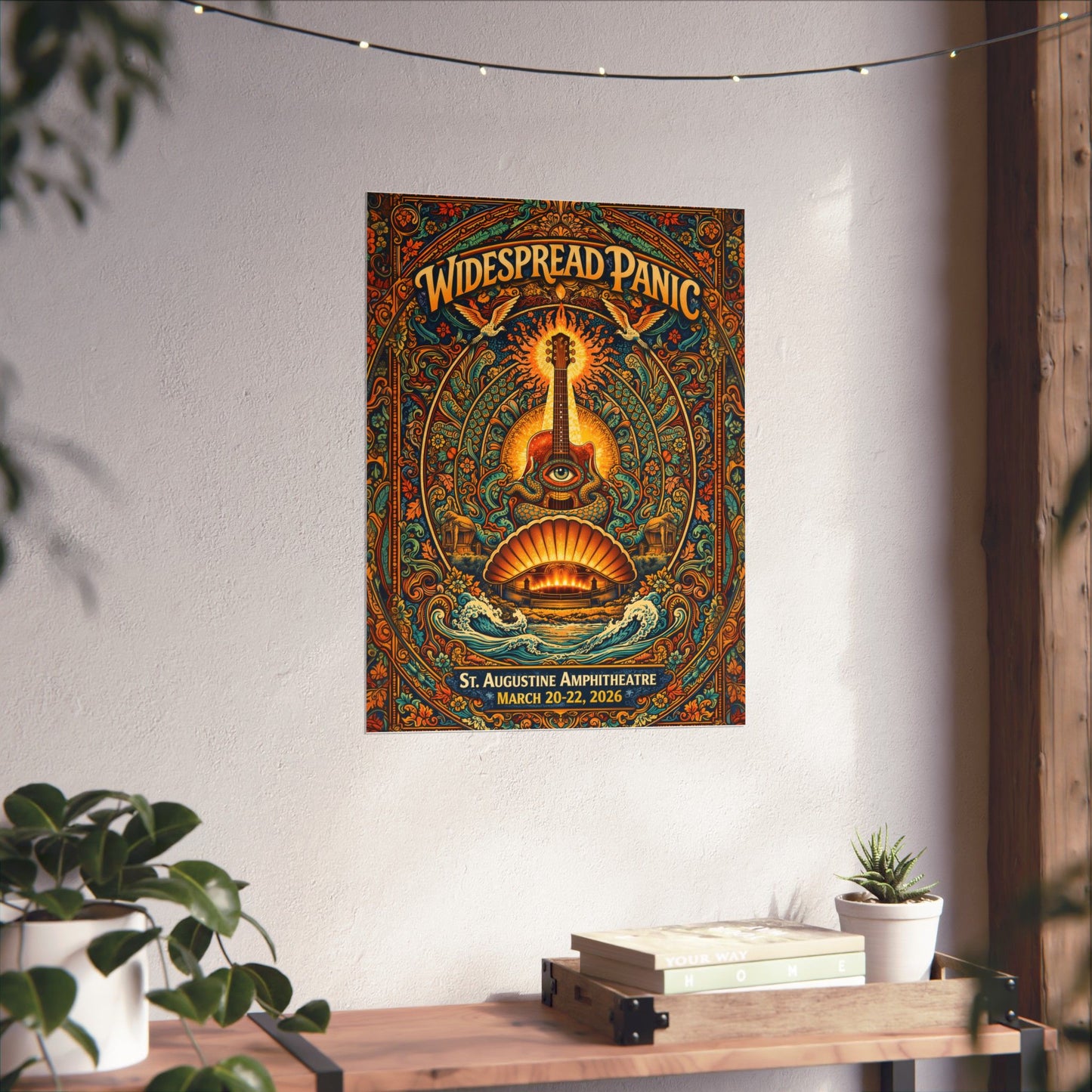 Widespread Panic | 03/20/26–03/22/26 | St. Augustine, FL | Concert Poster  | V3