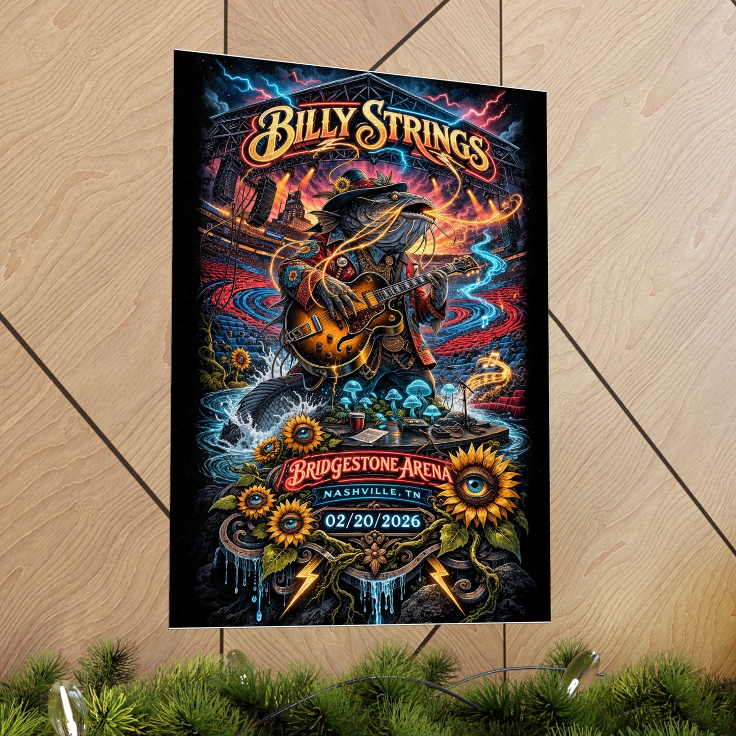 Billy Strings | 02/20/2026 | Nashville, TN | Concert Poster  | N1