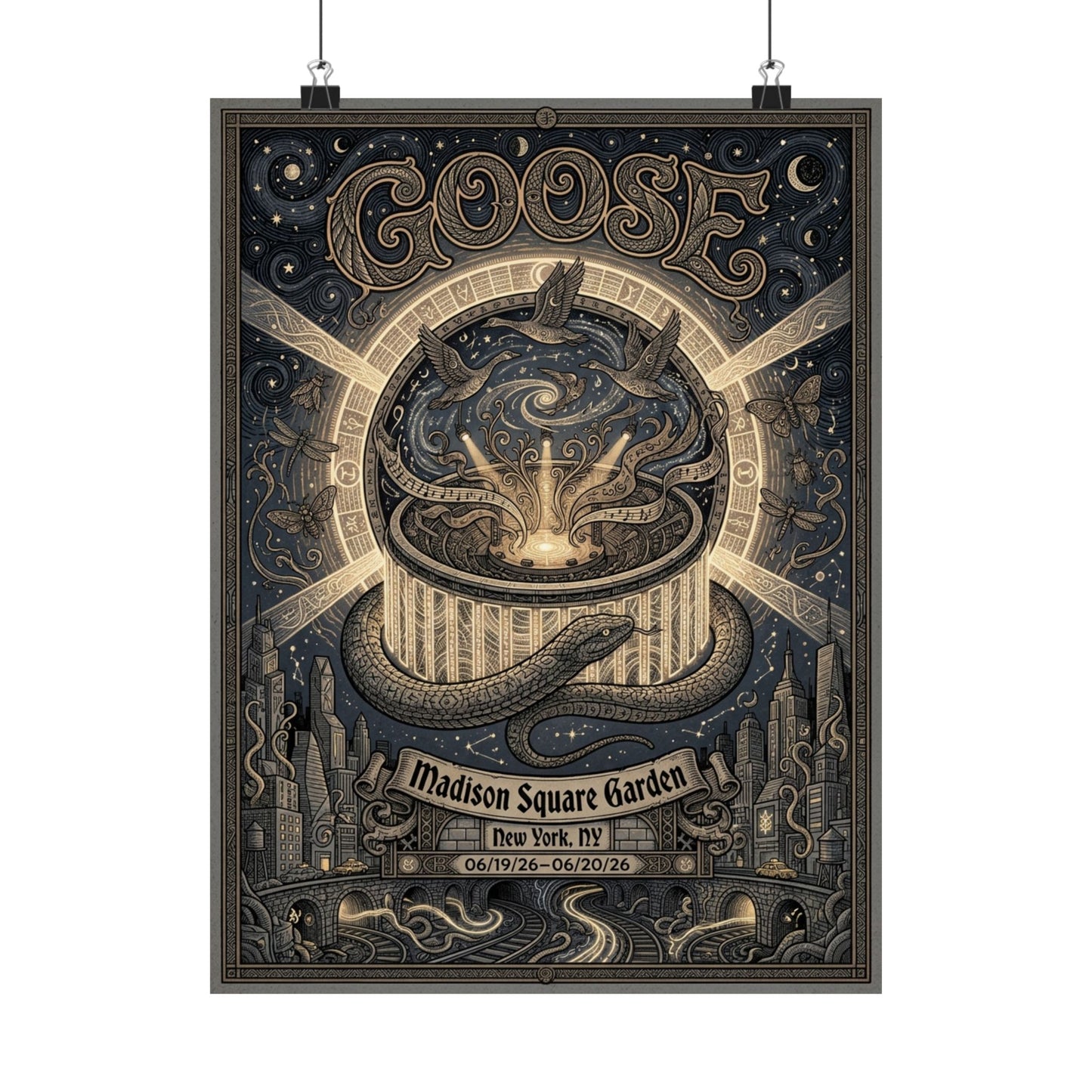 Goose  | 06/19/26–06/20/26 | New York, NY | Concert Poster  | V1