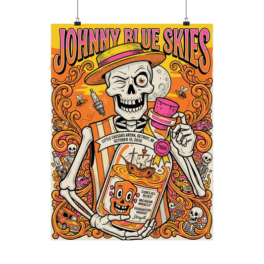 Johnny Blue Skies | October 10, 2026 | Detroit, MI | Concert Poster