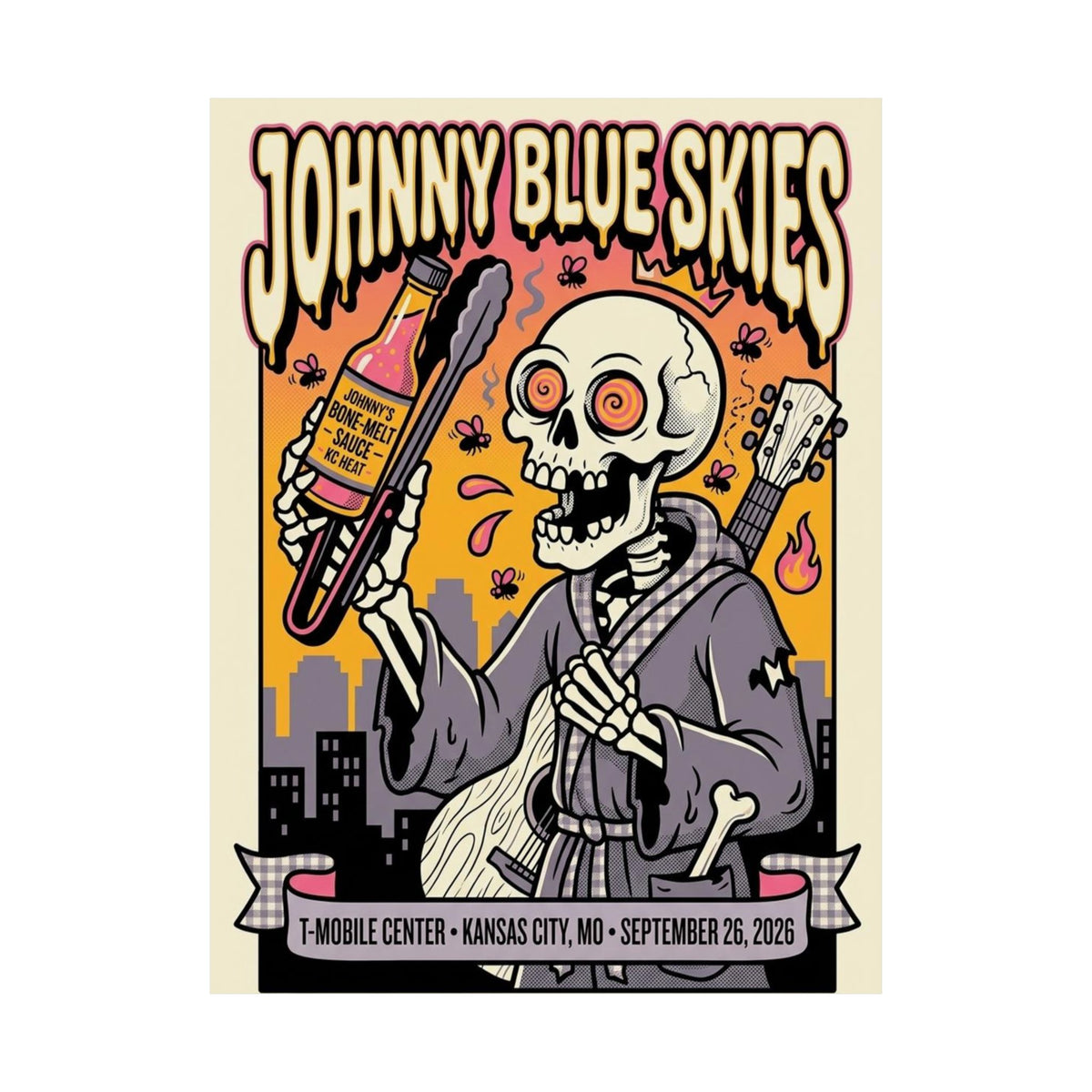 Johnny Blue Skies | September 26, 2026 | Kansas City, MO | Concert Poster