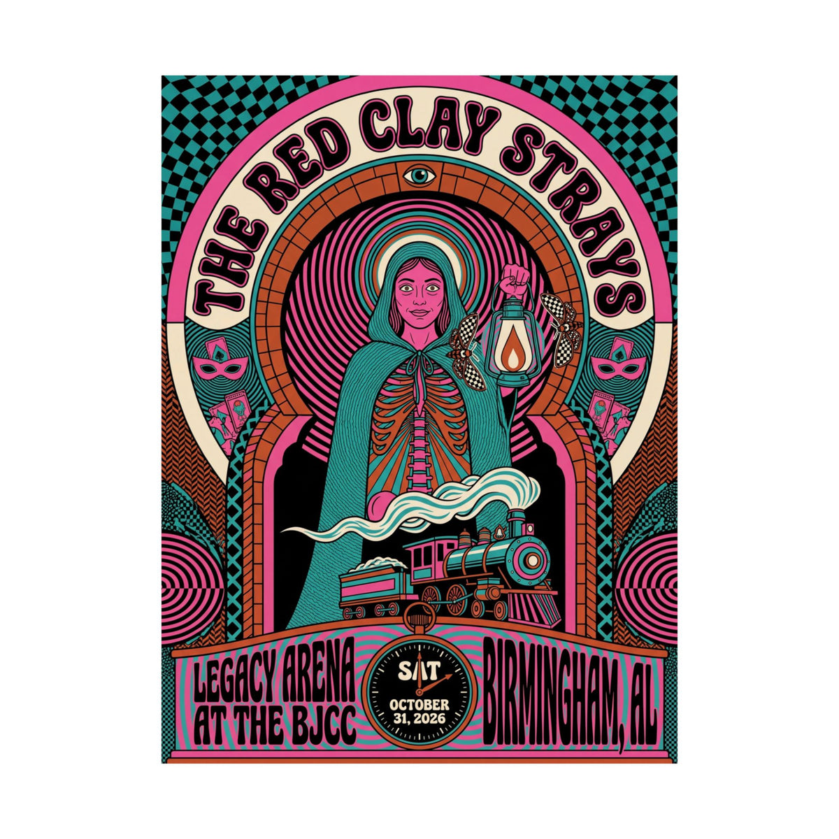 The Red Clay Strays | October 31, 2026 | Birmingham, AL | Concert Poster