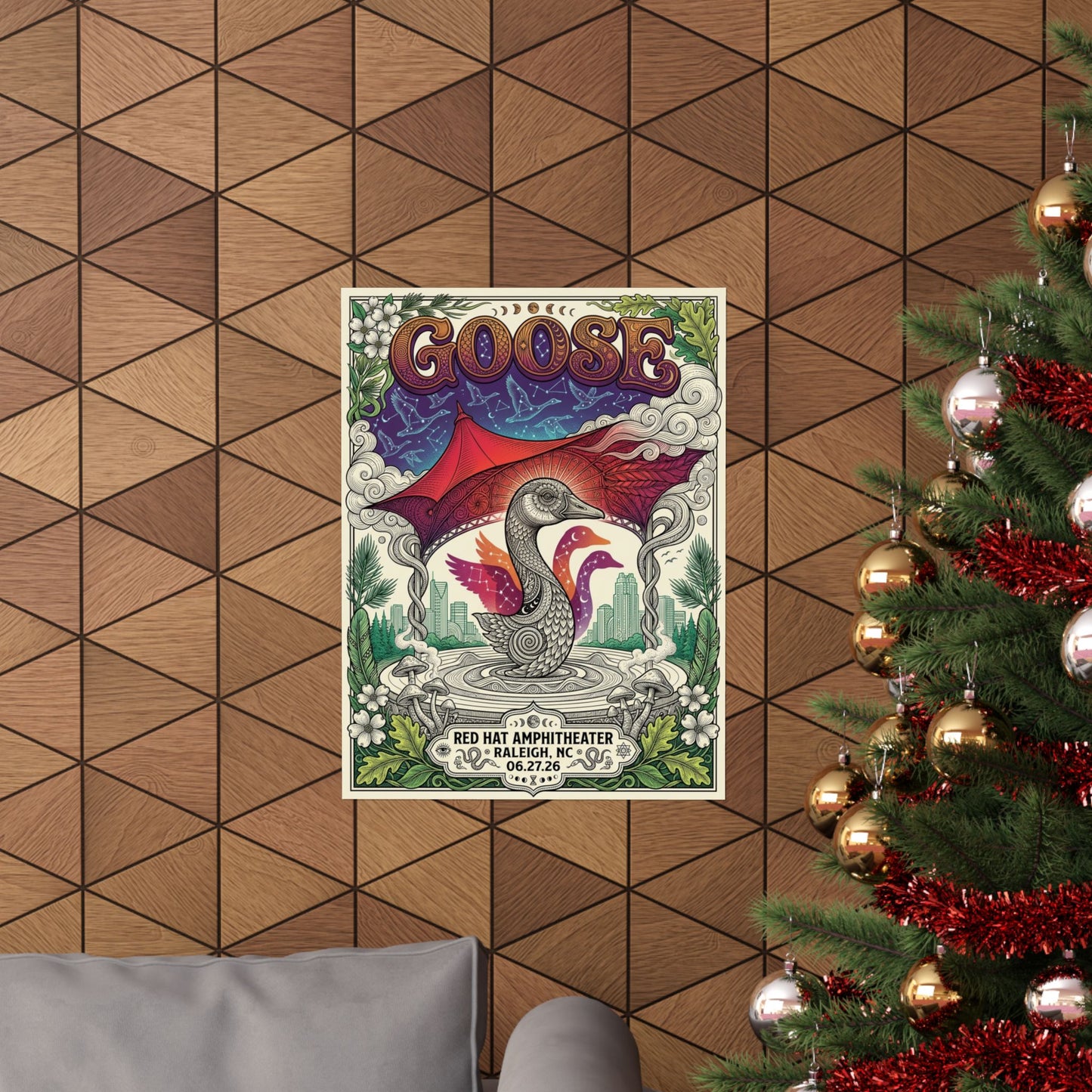 Goose  | 06/27/26 | Raleigh, NC | Concert Poster  | N2