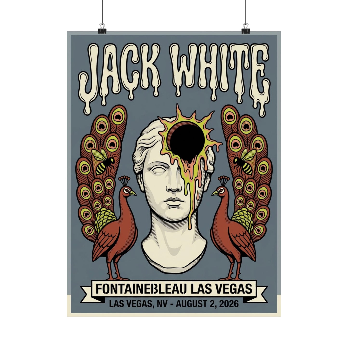Jack White | Las Vegas, NC | August 2, 2026 | Concert Poster