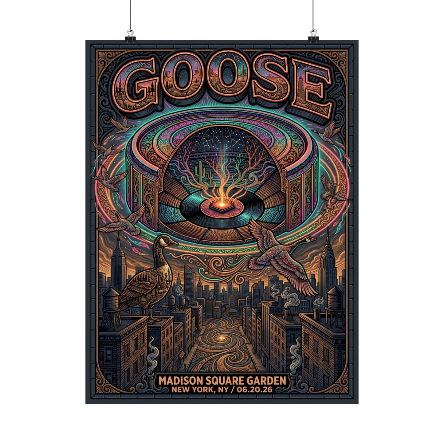 Goose  | 06/20/26 | New York, NY | Concert Poster  | N2