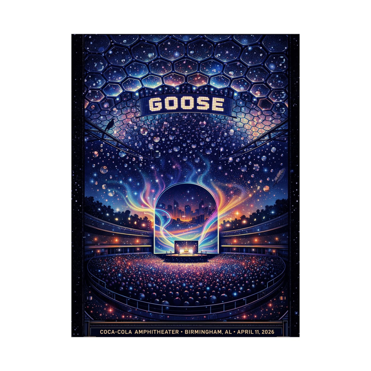 Goose  | 4/11/26 | Birmingham, AL | Concert Poster  | V1