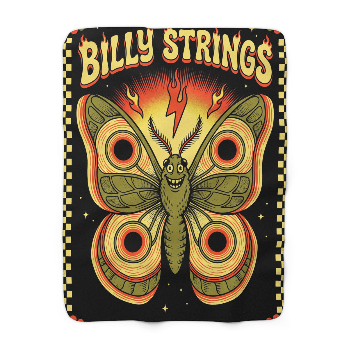 Billy Strings | Moth to the Flame | Sherpa Blanket