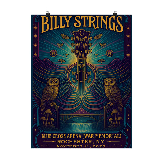 Billy Strings Rochester NY November 11, 2025 | Blue Cross Arena | Concert Print | V1
