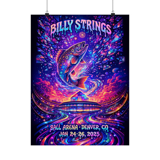 Billy Strings | 1/24/25 - 1/26/25 | Denver, CO | Concert Poster  | V2