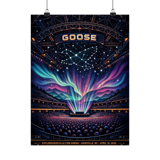 Goose  | 4/10/26 | Asheville, NC | Concert Poster  | V1