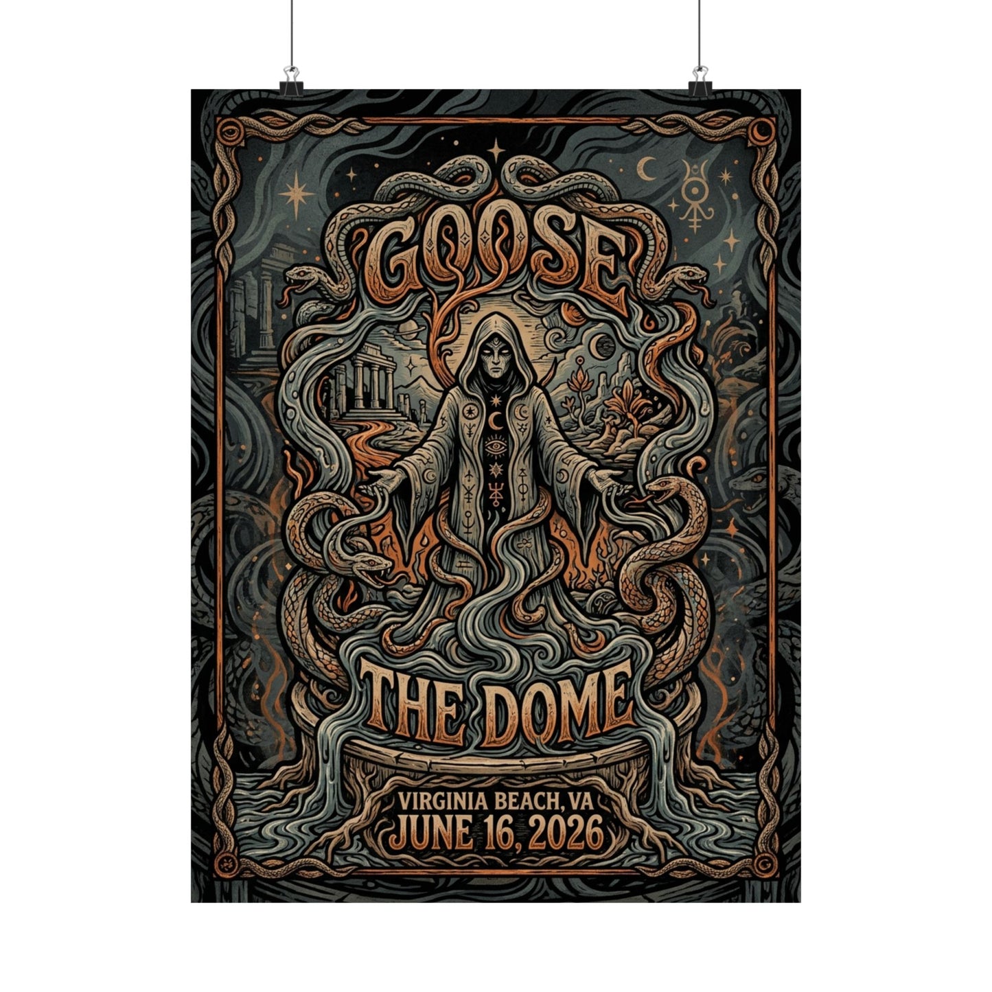 Goose | June 16, 2026 | Virginia Beach, VA | Concert Poster