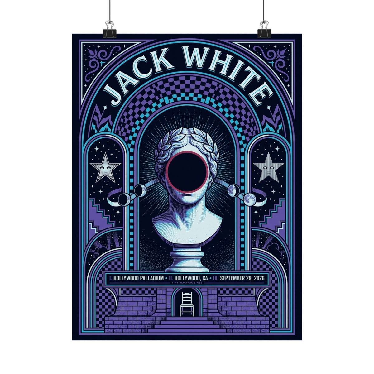 Jack White | September 29, 2026 | Hollywood, CA | Concert Poster