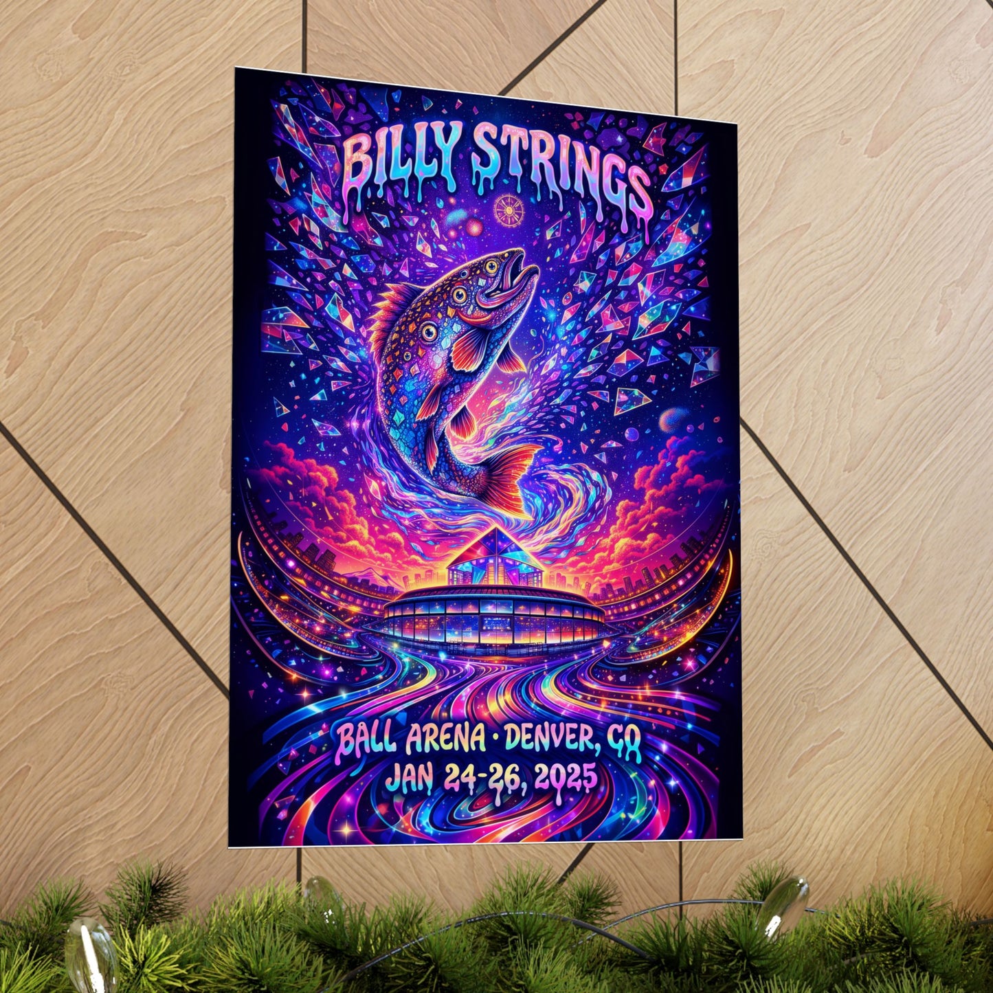 Billy Strings | 1/24/25 - 1/26/25 | Denver, CO | Concert Poster  | V2