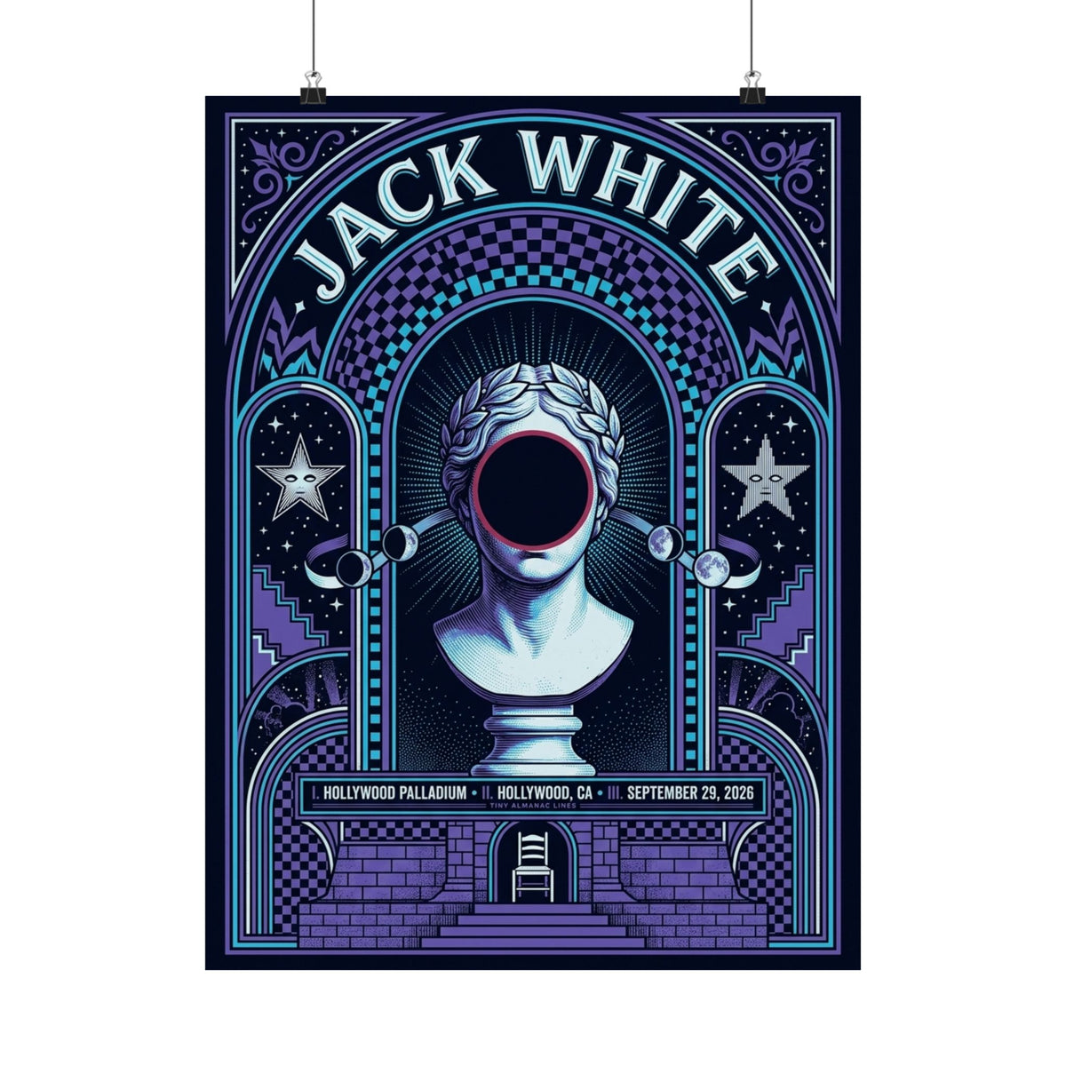 Jack White | September 29, 2026 | Hollywood, CA | Concert Poster