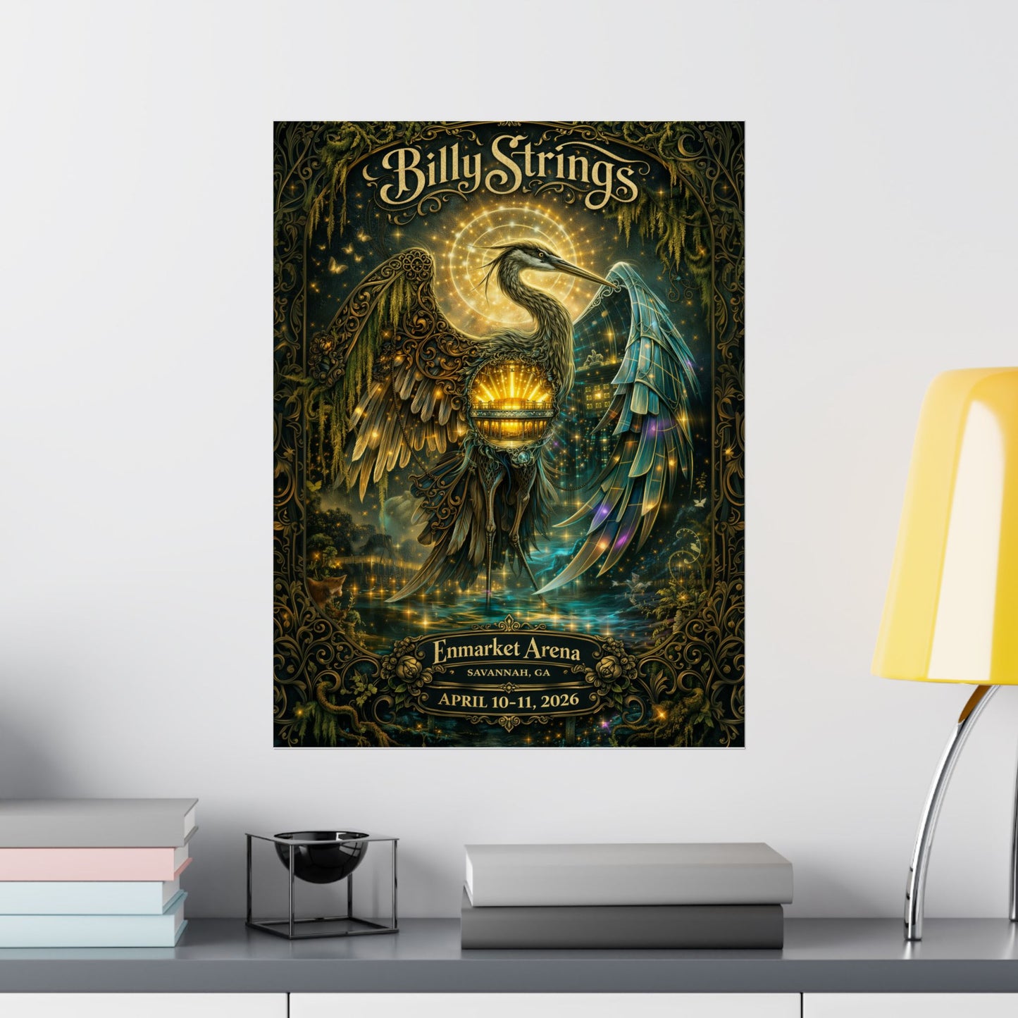 Billy Strings | 4/10/26 - 4/11/26 | Savannah, GA | Concert Poster  | V1