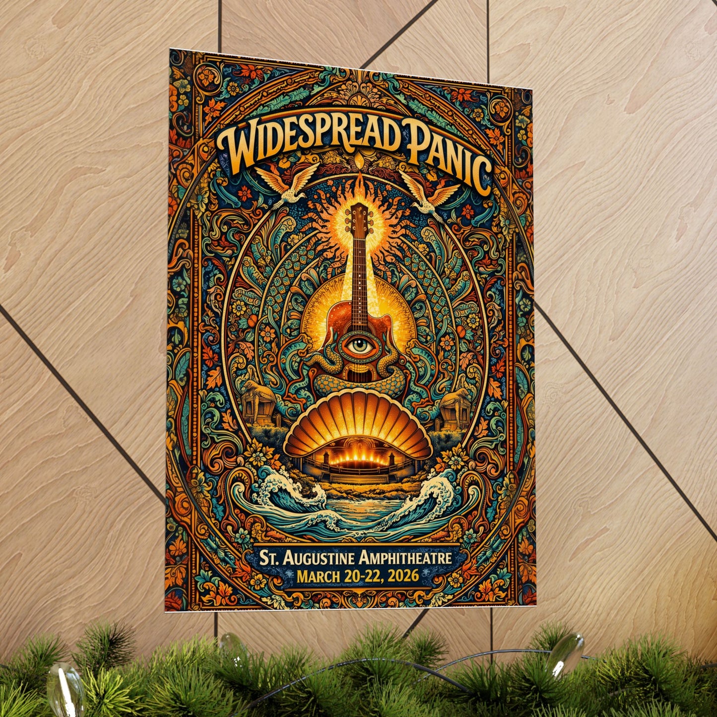 Widespread Panic | 03/20/26–03/22/26 | St. Augustine, FL | Concert Poster  | V3