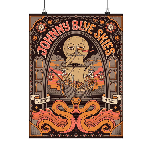 Johnny Blue Skies | October 6, 2026 | Saint Louis, MO | Concert Poster