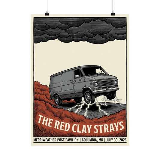 The Red Clay Strays | Columbia, MD | July 30, 2026 | Concert Poster
