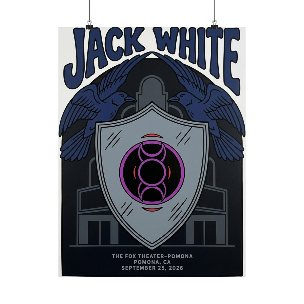 Jack White | September 25, 2026 | Pomona, CA | Concert Poster