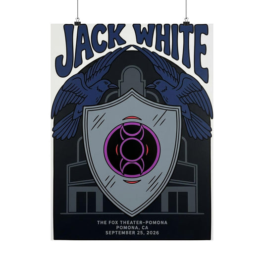 Jack White | September 25, 2026 | Pomona, CA | Concert Poster