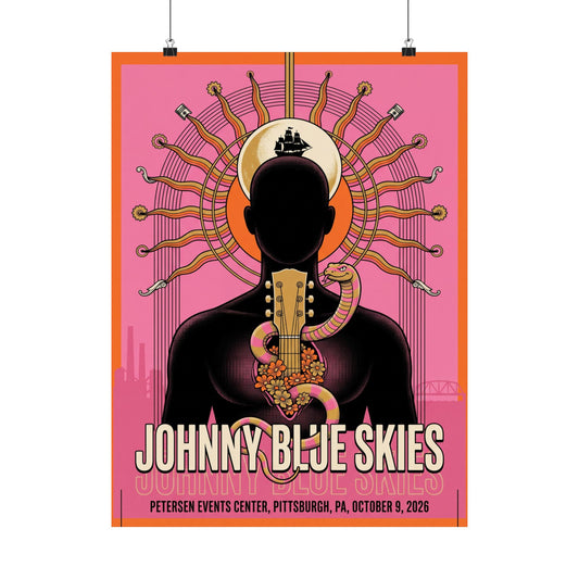 Johnny Blue Skies | October 9, 2026 | Pittsburgh, PA | Concert Poster