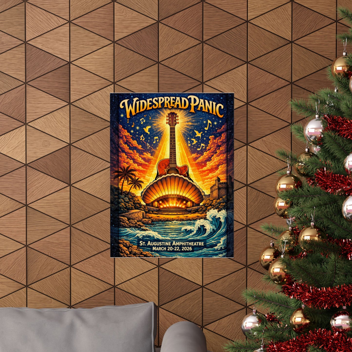Widespread Panic | 03/20/26–03/22/26 | St. Augustine, FL | Concert Poster  | V2