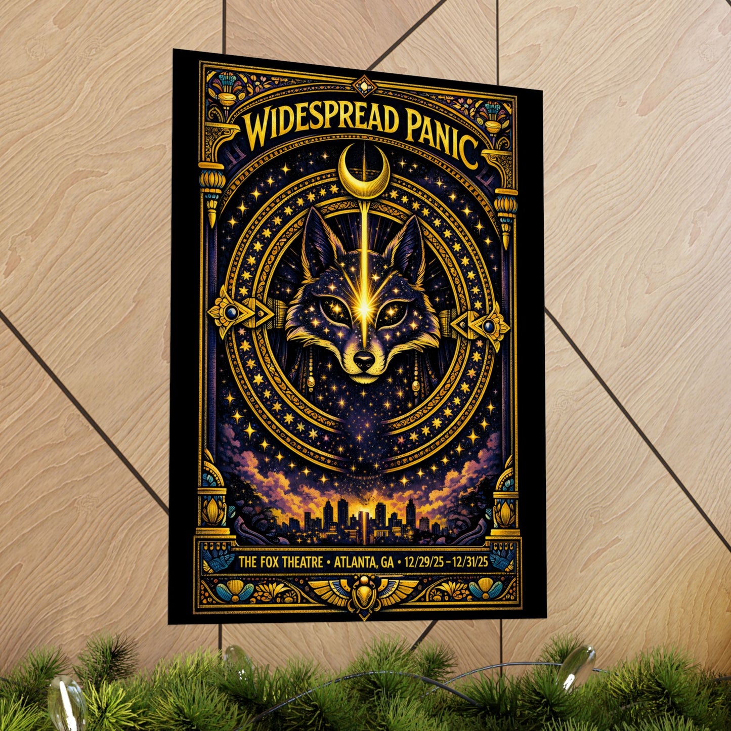 Widespread Panic | 12/29/25-12/31/25 | Atlanta, GA | Concert Poster  | V3