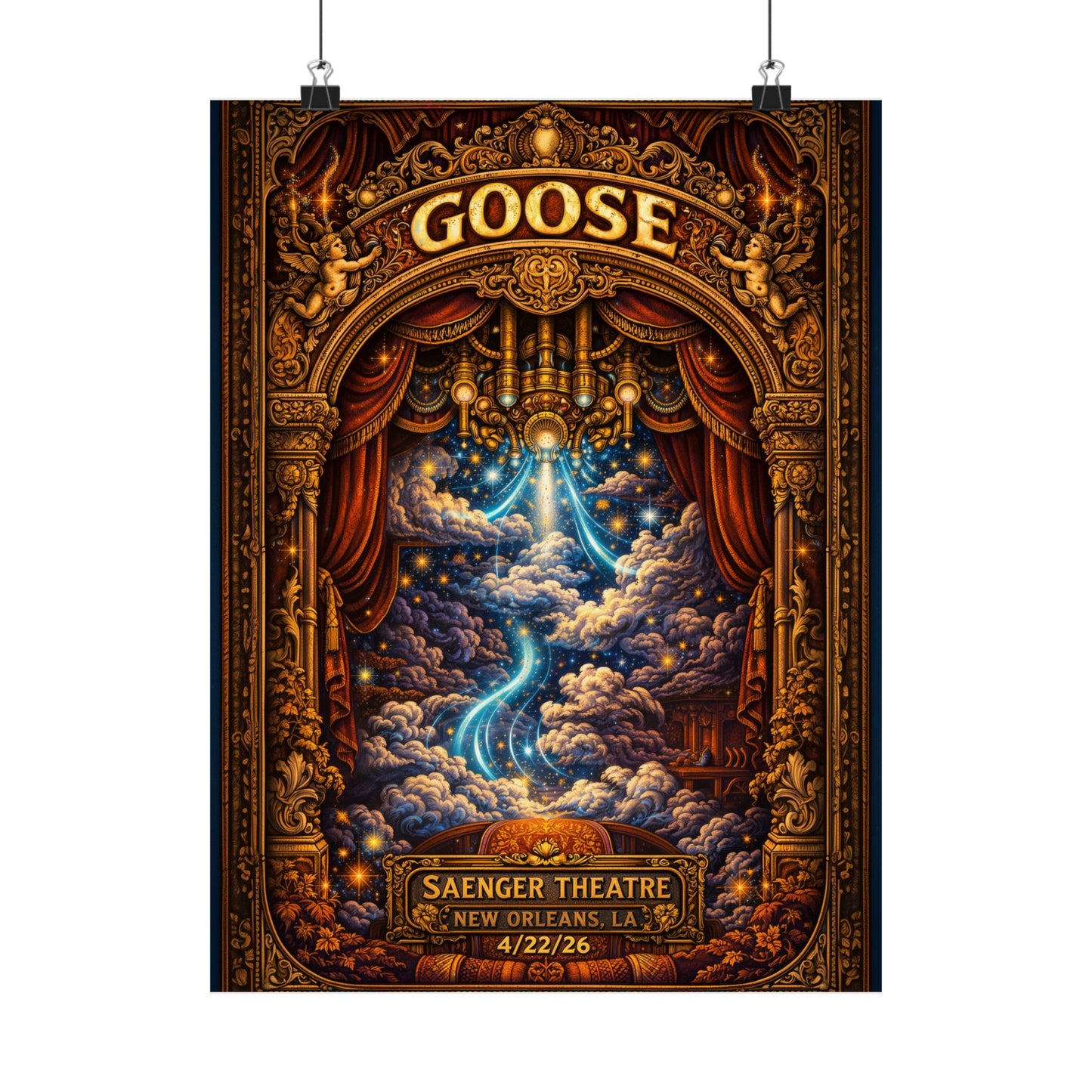 Goose  | 4/22/26 | New Orleans, LA | Concert Poster  | N2