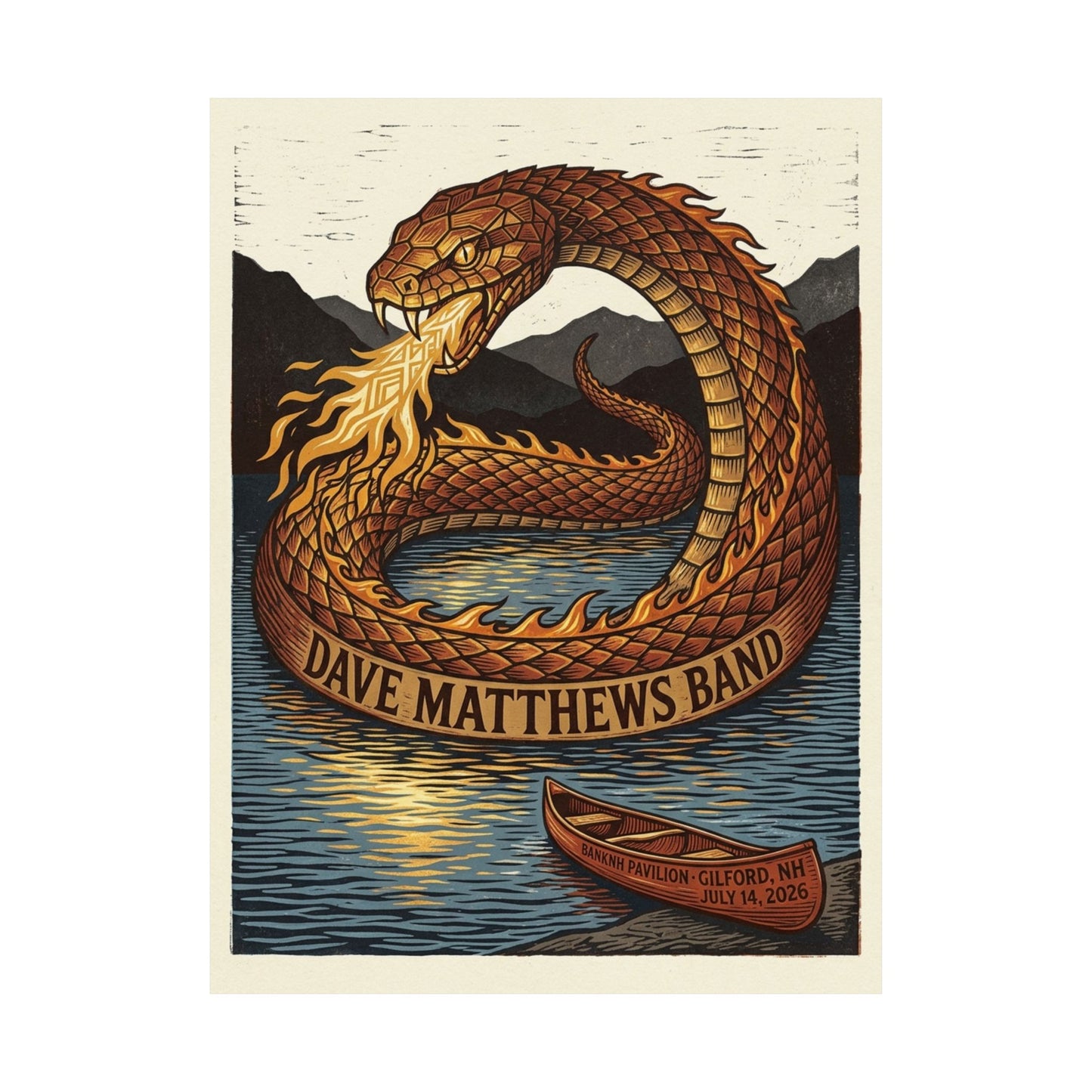 Dave Matthews Band | July 14, 2026 | Concert Poster