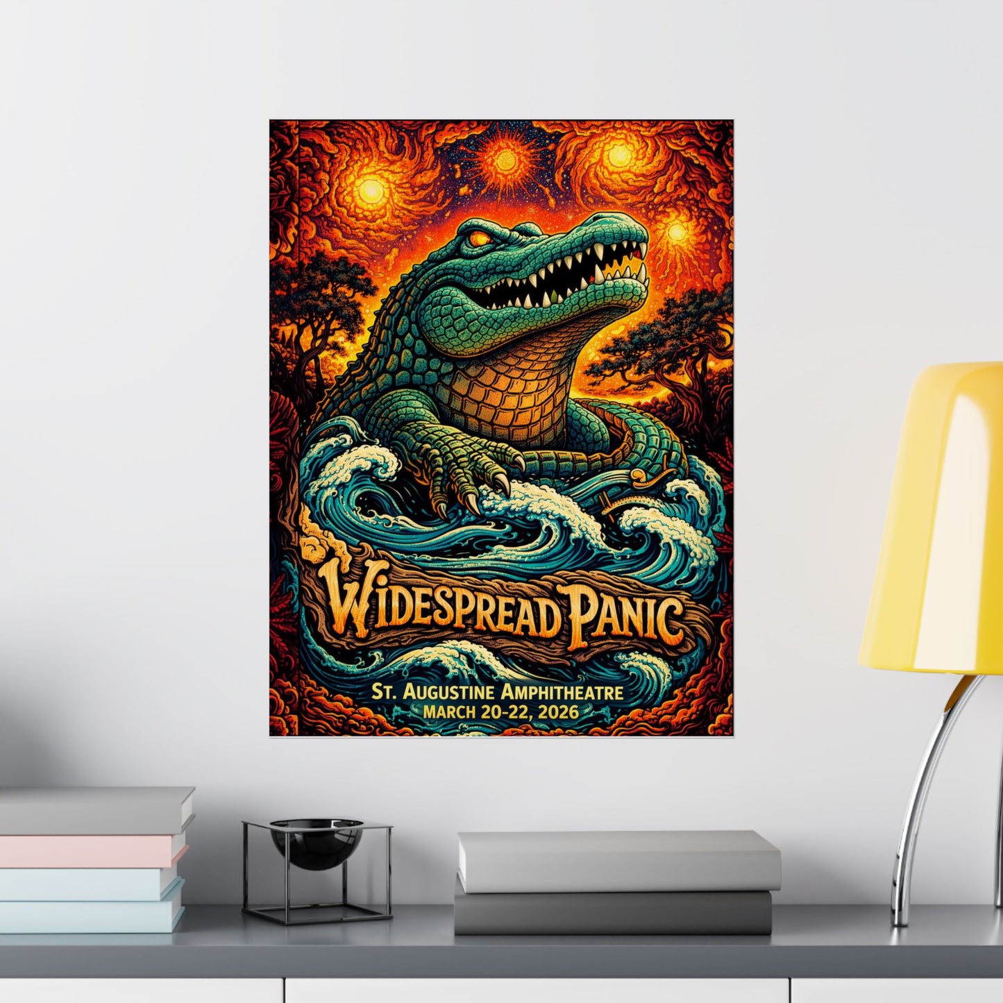 Widespread Panic | 03/20/26–03/22/26 | St. Augustine, FL | Concert Poster  | V1