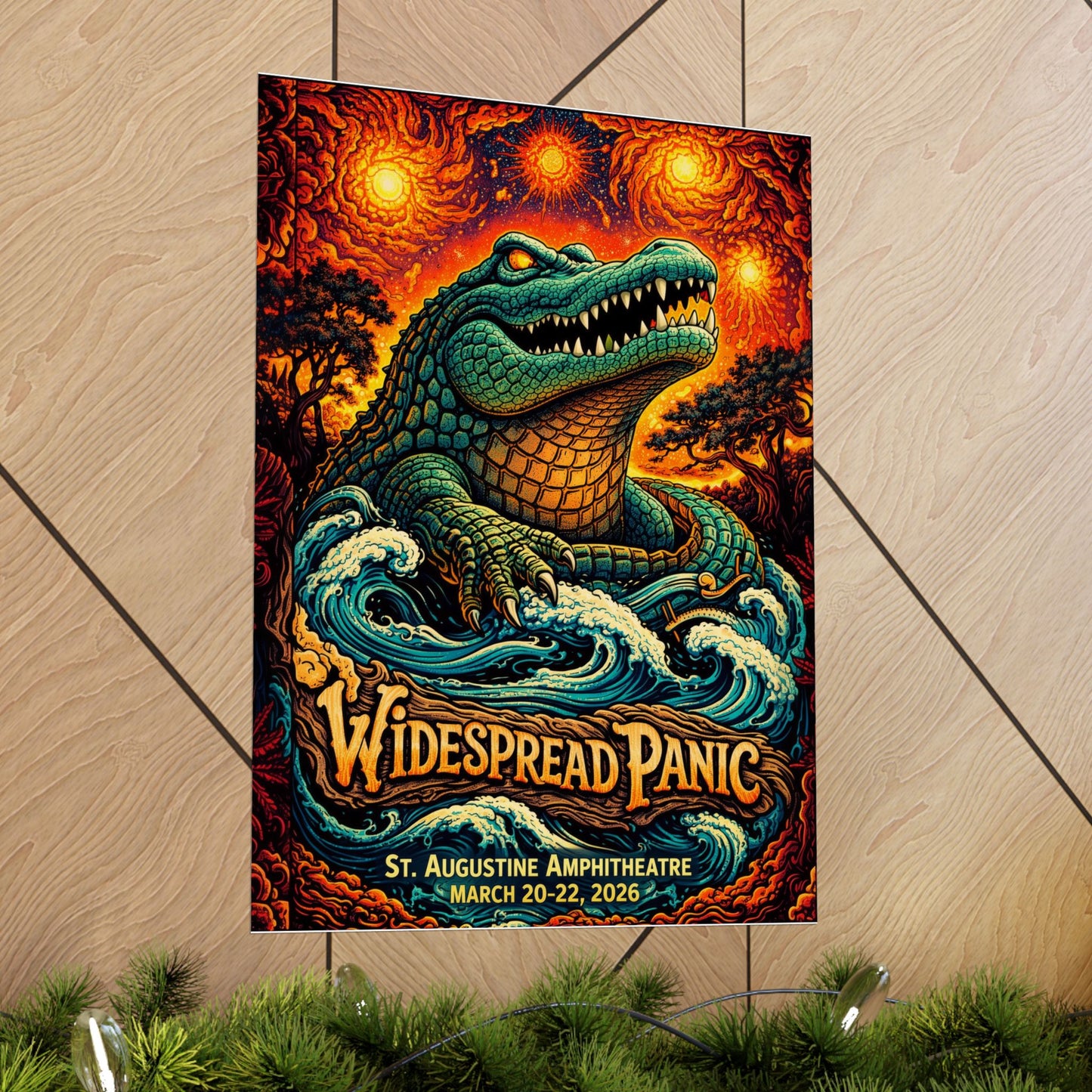 Widespread Panic | 03/20/26–03/22/26 | St. Augustine, FL | Concert Poster  | V1