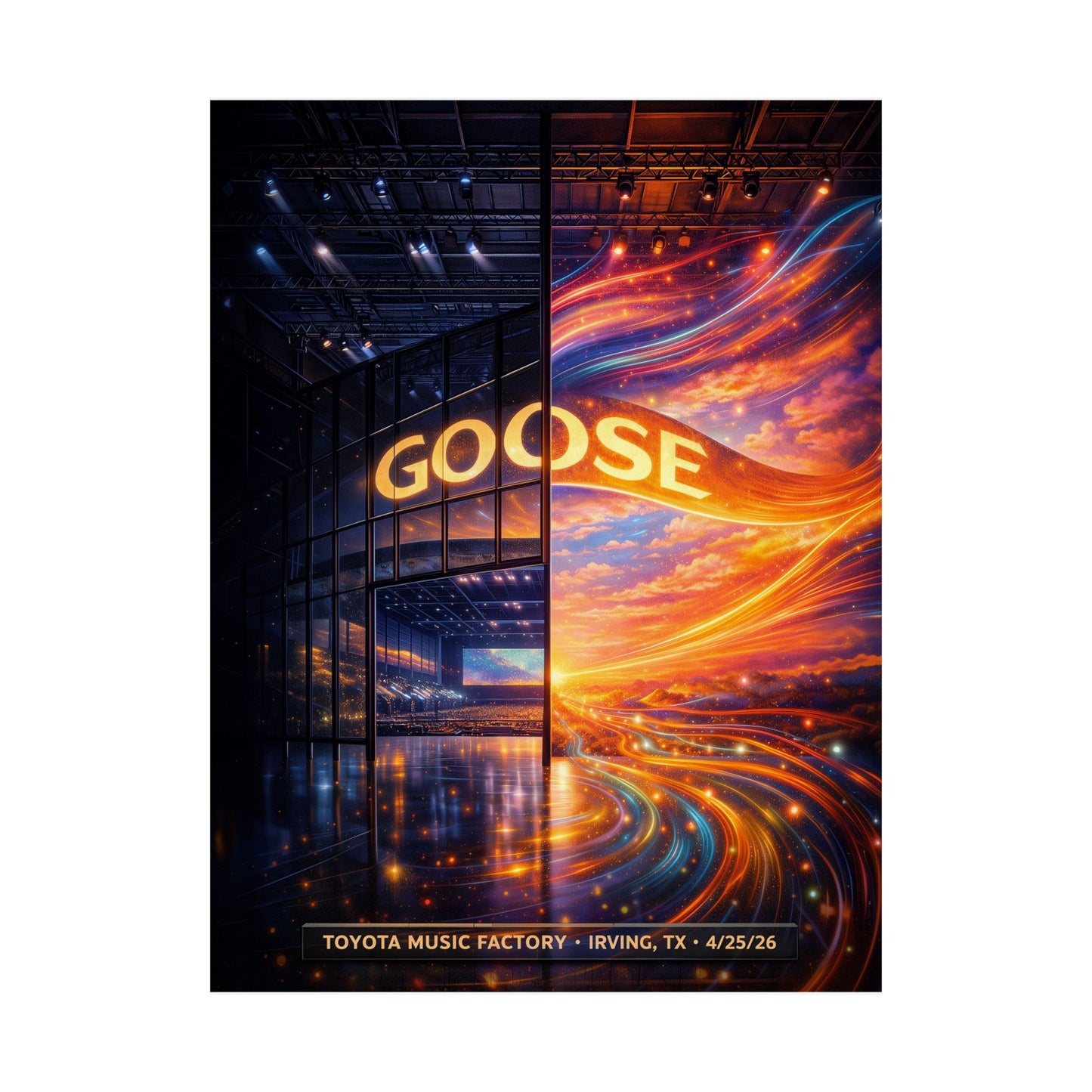 Goose  | 4/25/26 | Irving, TX | Concert Poster  | V1
