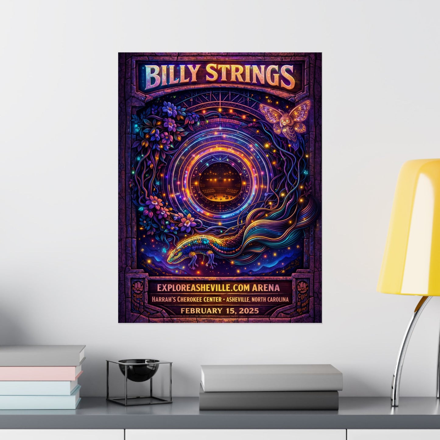 Billy Strings | 2/15/25 | Asheville, NC | Concert Poster  | N4