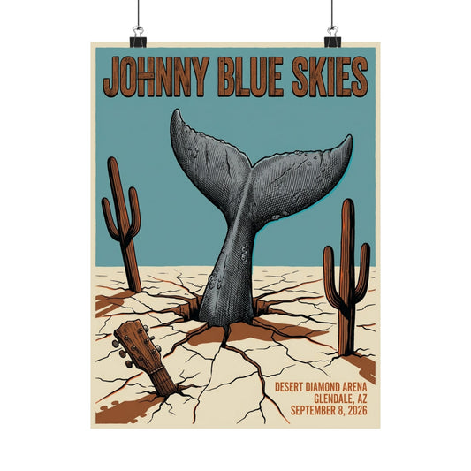 Johnny Blue Skies | September 8, 2026 | Glendale, AZ | Concert Poster