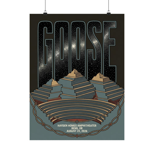 Goose | August 22, 2026 | Bend, OR | Concert Poster