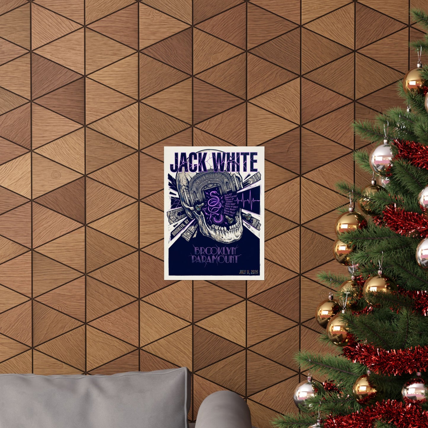 Jack White | July 11, 2026 | Brooklyn, NY | Concert Poster