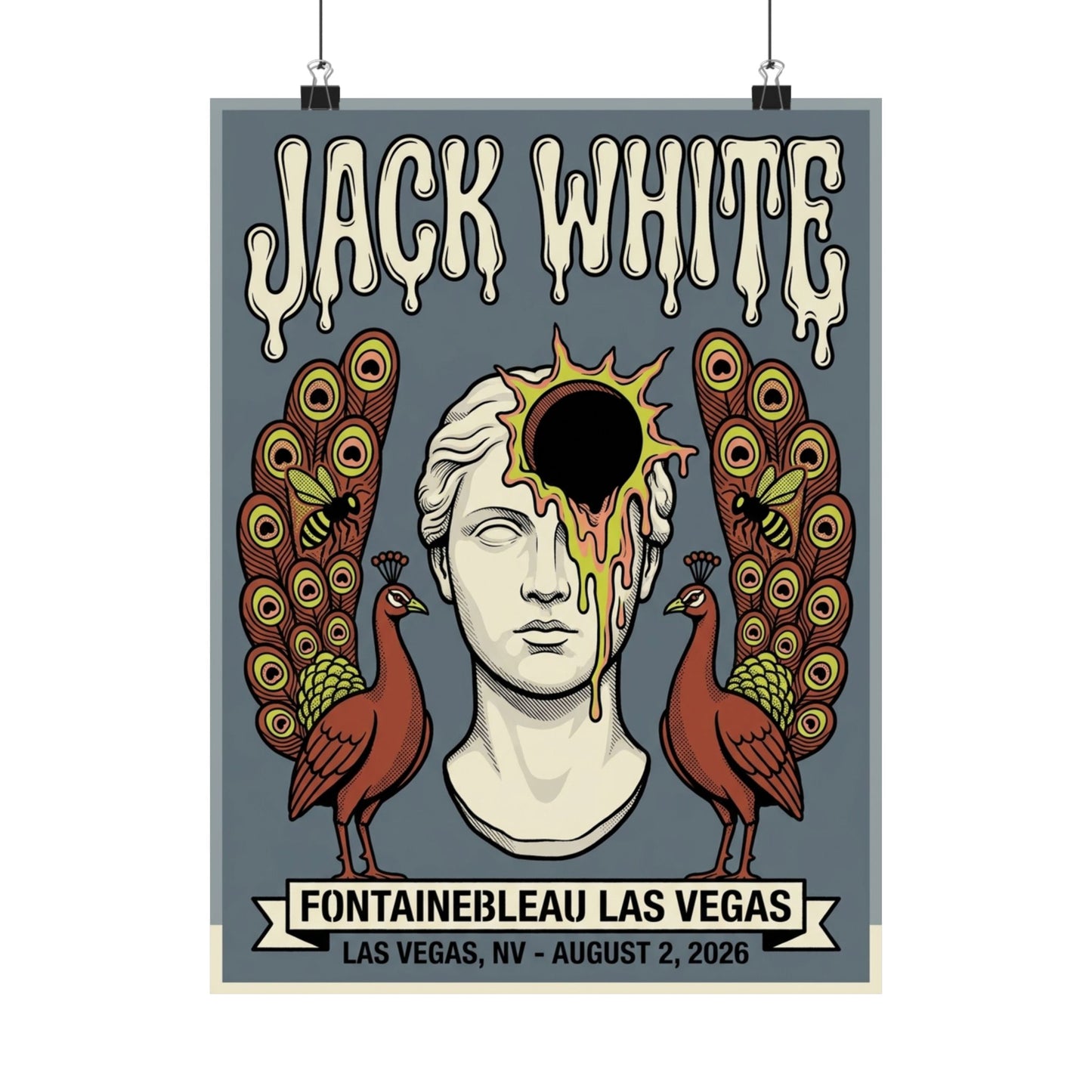 Jack White | Las Vegas, NC | August 2, 2026 | Concert Poster