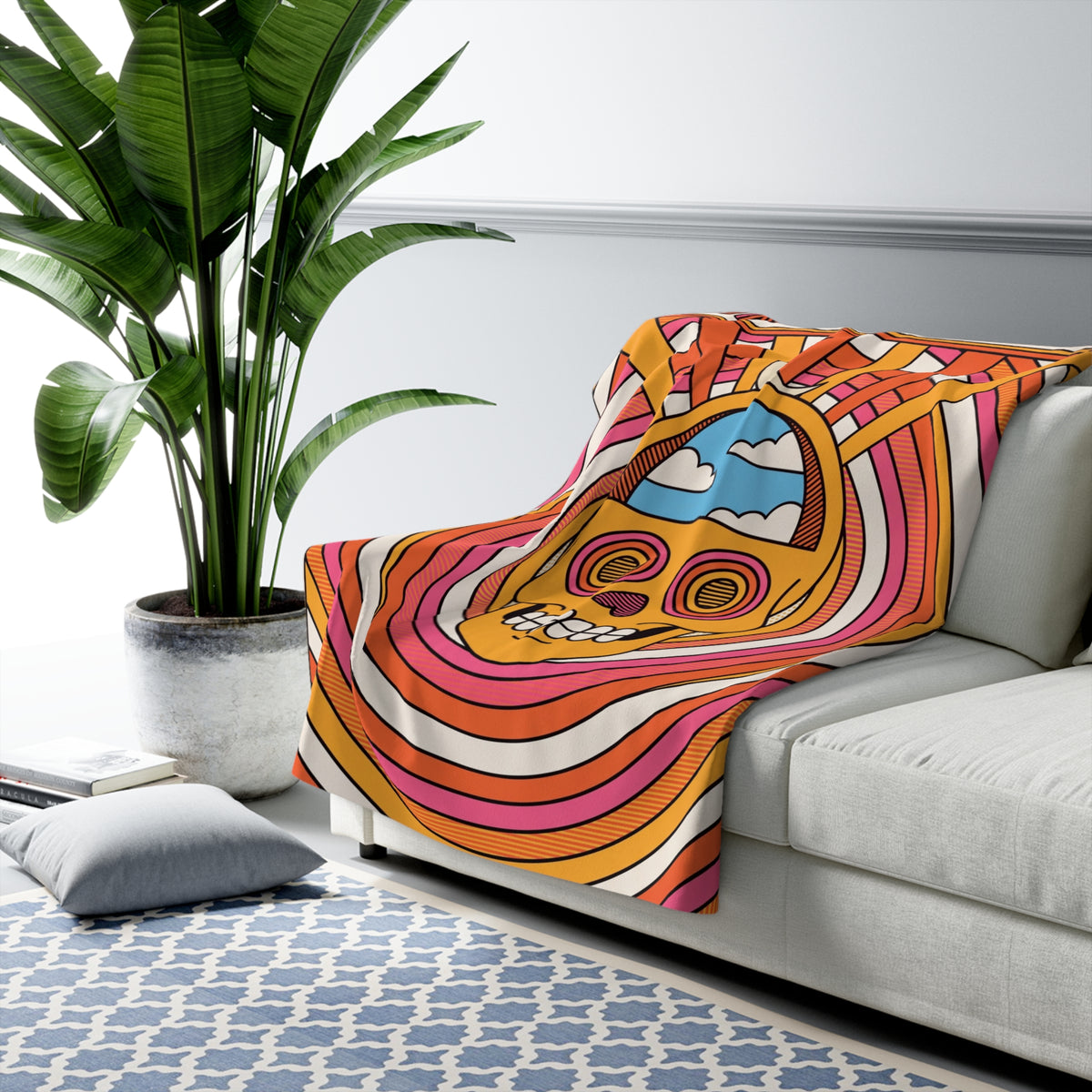 Johnny Blue Skies | The Weather Inside | Sherpa Blanket