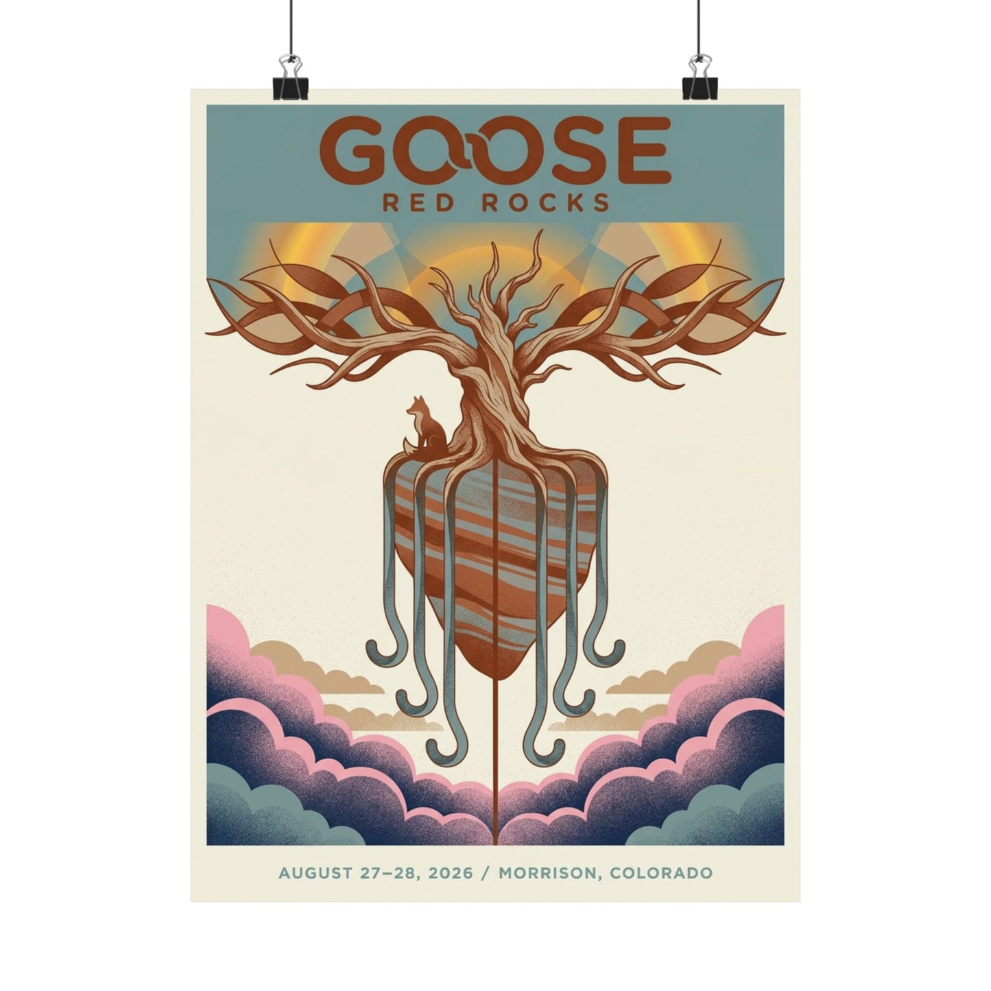 Goose | August 27–28, 2026 | Morrison, CO | Concert Poster V2