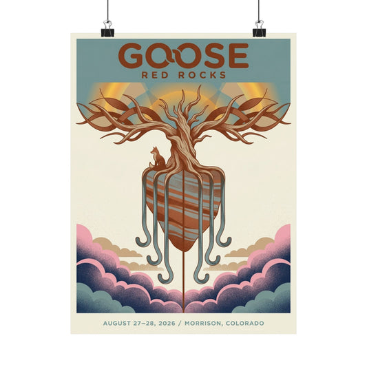 Goose | August 27–28, 2026 | Morrison, CO | Concert Poster V2