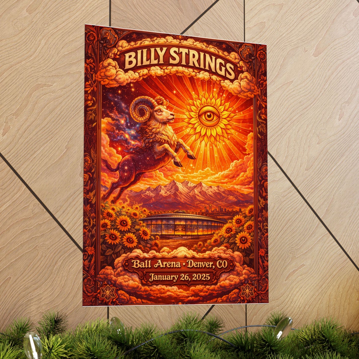 Billy Strings | 1/26/25 | Denver, CO | Concert Poster  | N3