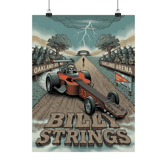Billy Strings | October 3, 2026 | Oakland, CA | Concert Poster
