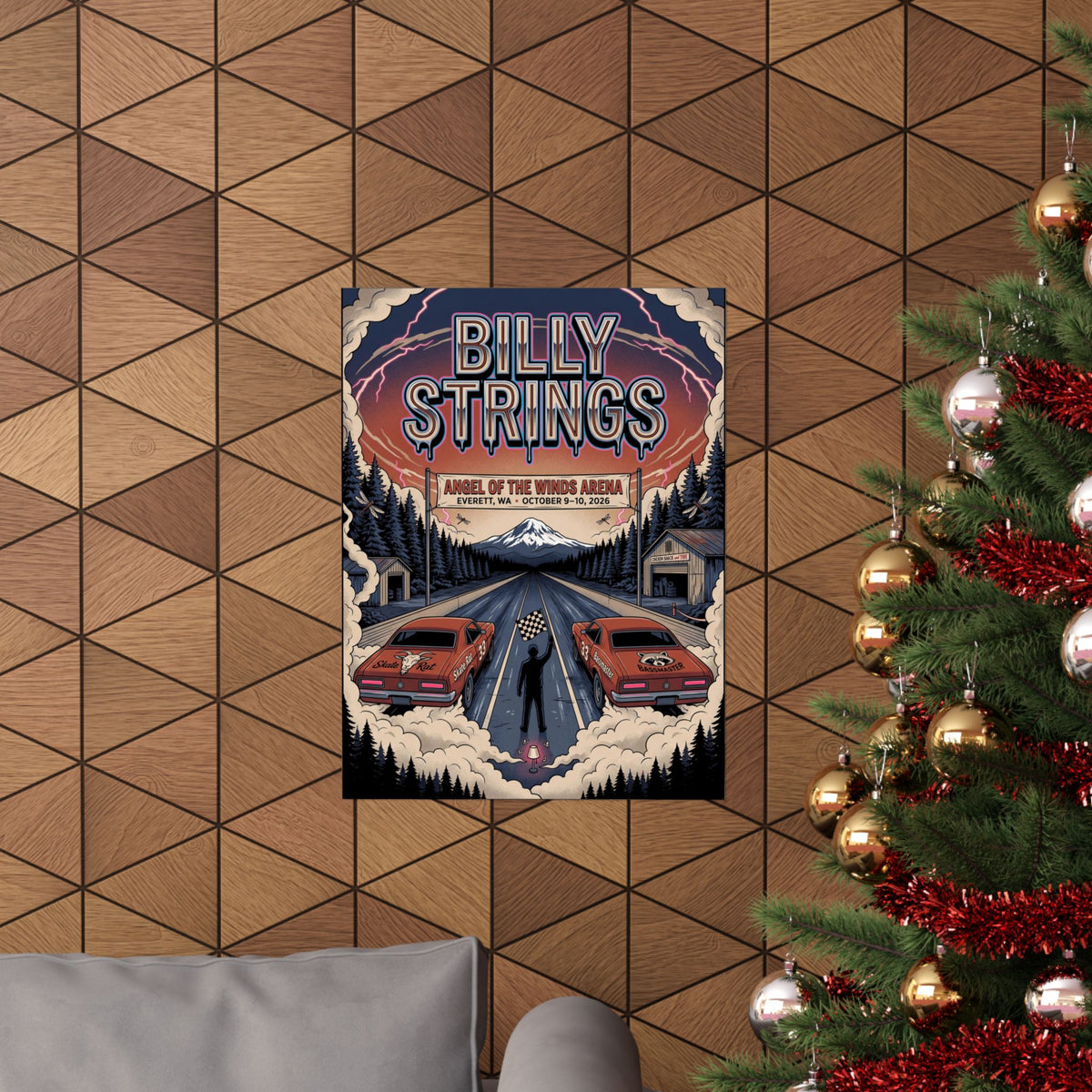 Billy Strings | October 9–10, 2026 | Everett, WA | Concert Poster