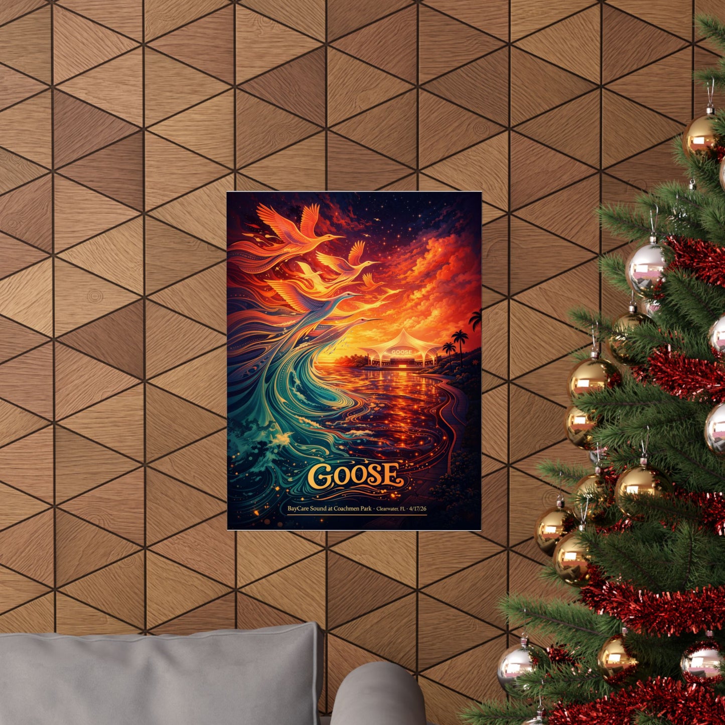 Goose  | 4/17/26 | Clearwater, FL | Concert Poster  | V2