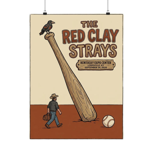 The Red Clay Strays | September 26, 2026 | Louisville, KY | Concert Poster