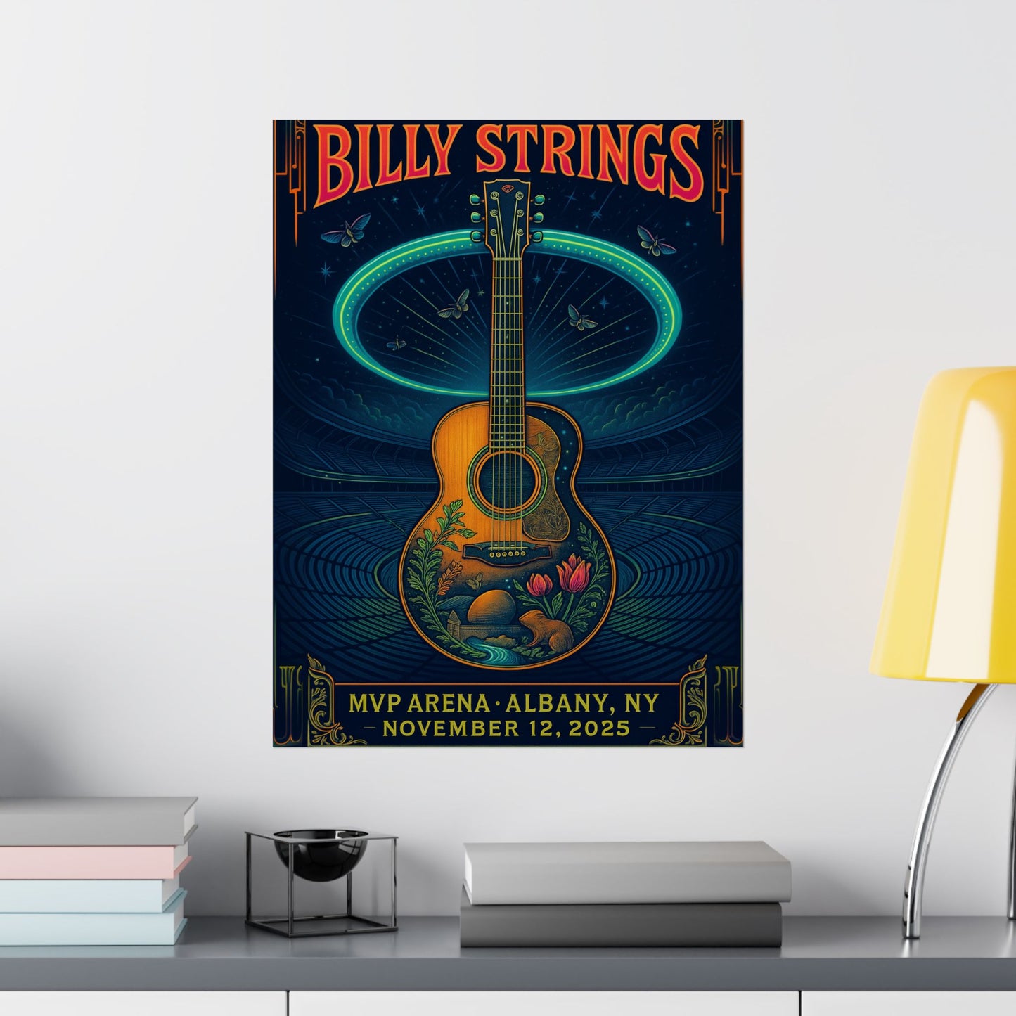 Billy Strings Albany November 12, 2025 | MVP Arena | Concert Poster | V1